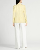 Agnona Womens Blazer Pastel in Yellow