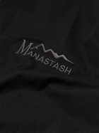 MANASTASH - St Helens Logo-Embroidered Shell Gilet - Black