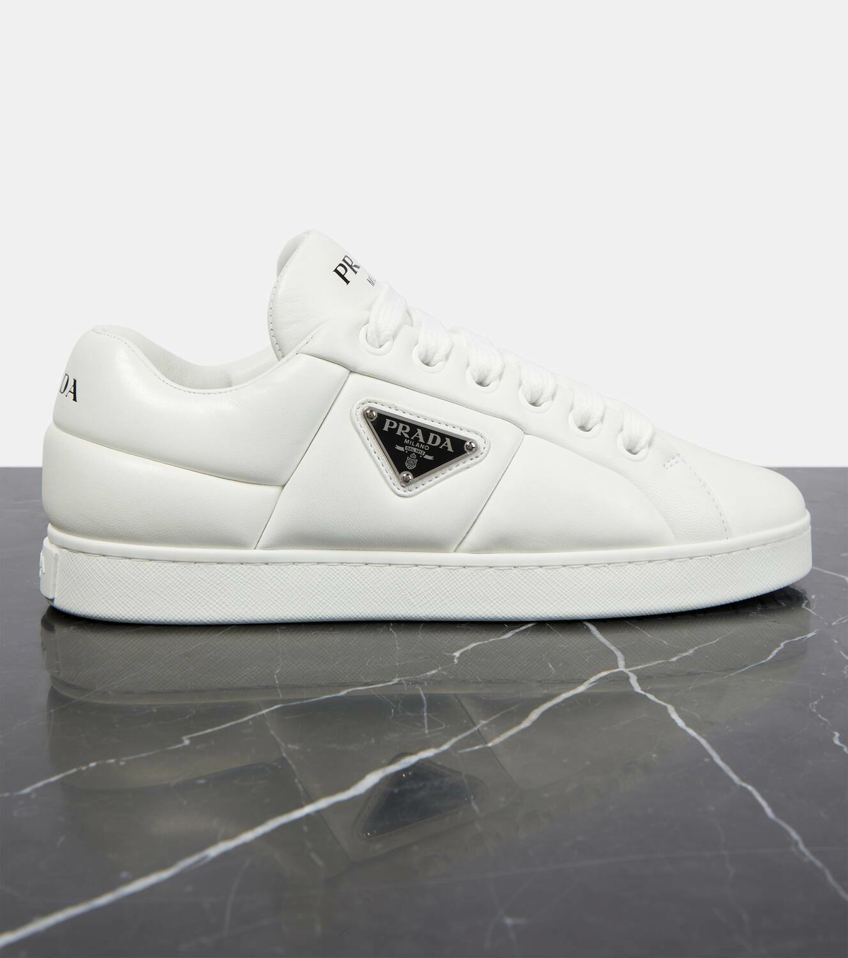 Prada Leather low-top sneakers