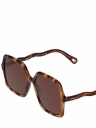CHLOÉ Zelie Squared Acetate Sunglasses