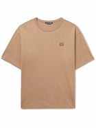 Acne Studios - Exford Logo-Appliquéd Cotton-Jersey T-Shirt - Brown