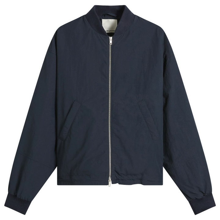 Photo: YMC Men's Technical Basement Bomber Jacket in Navy