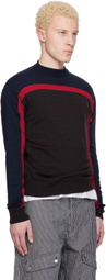 Gimaguas Navy & Brown Honey Sweater