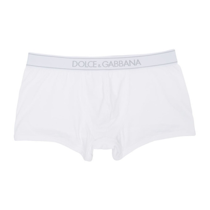 Photo: Dolce and Gabbana White Regular Boxers