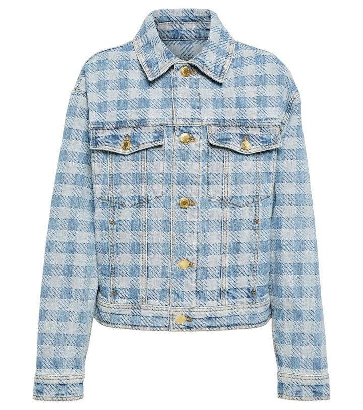 Photo: Ami Paris Checked denim jacket