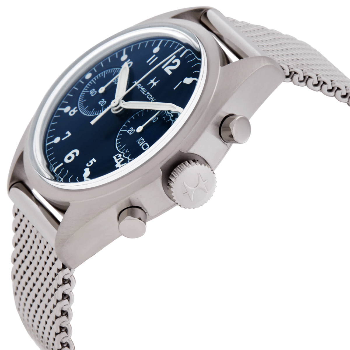 Hamilton Khaki Aviation Pilot Pioneer Chronograph Hand Wind Mens Watch H76409140