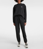 Adidas by Stella McCartney Oversized cotton-blend fleece sweatshirt