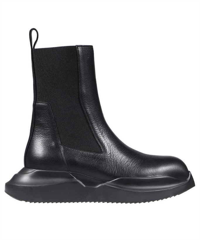 Photo: Rick Owens Leather Chelsea Boots