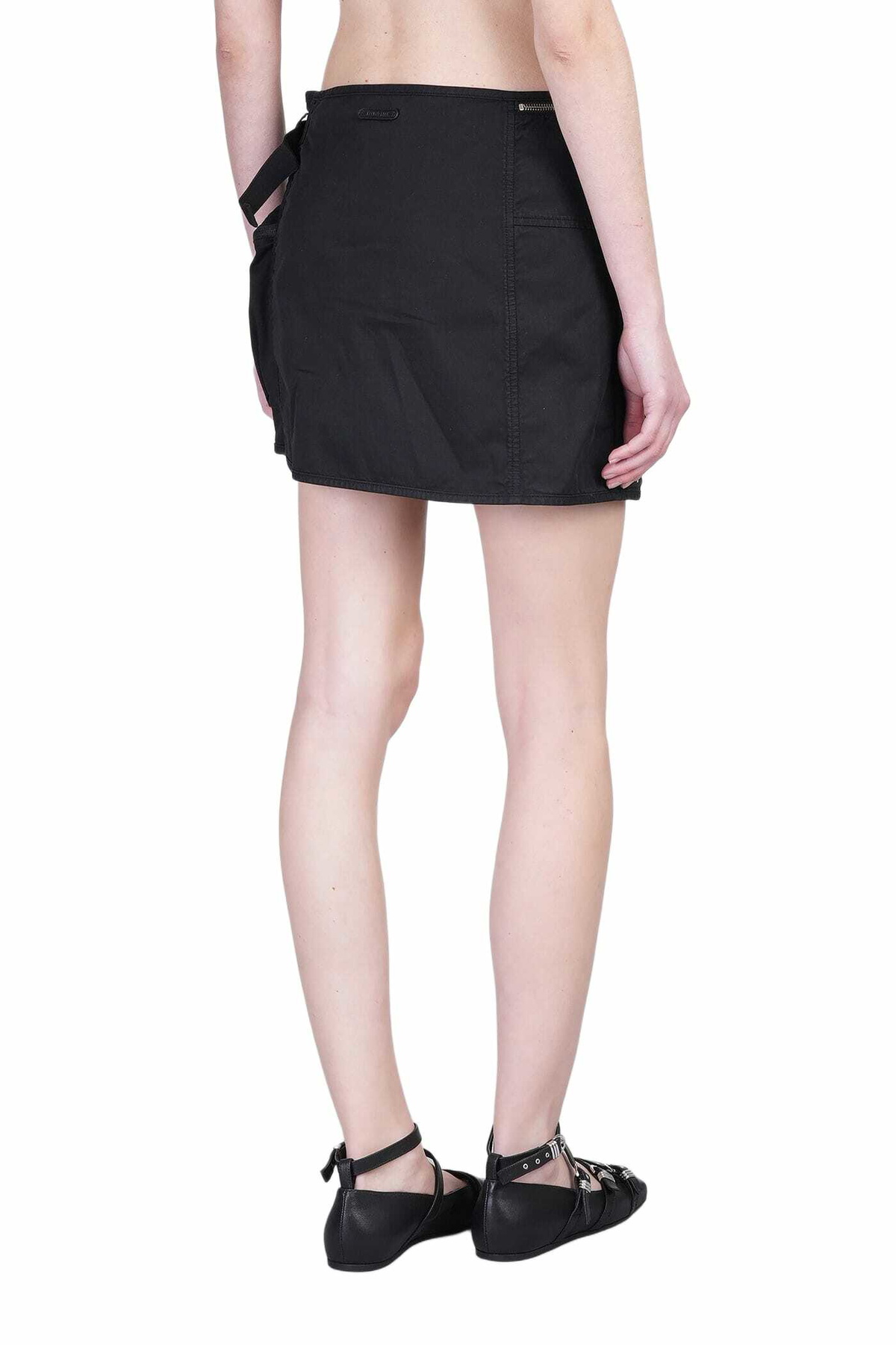 Helmut Lang Skirt In Black Rayon