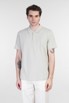 Theory Polo In Grey Cotton