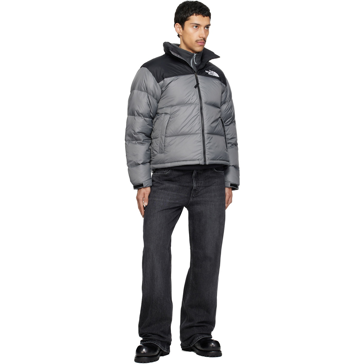 The North Face Gray 1996 Retro Nuptse Down Jacket