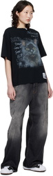 Maison MIHARA YASUHIRO Black 'Blakey' OG Sole Canvas Low-top Sneakers