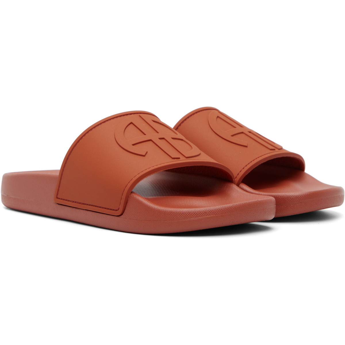 ANINE BING Red Isla Slides