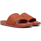 ANINE BING Red Isla Slides
