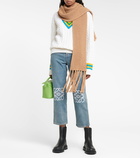 Loewe - Cable-knit wool scarf