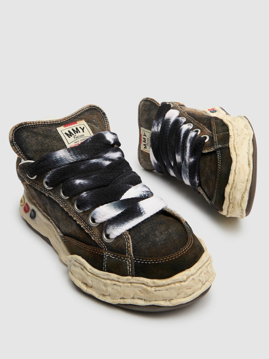 MIHARA YASUHIRO Herbie Og Sole Puffer Canvas Sneakers Maison