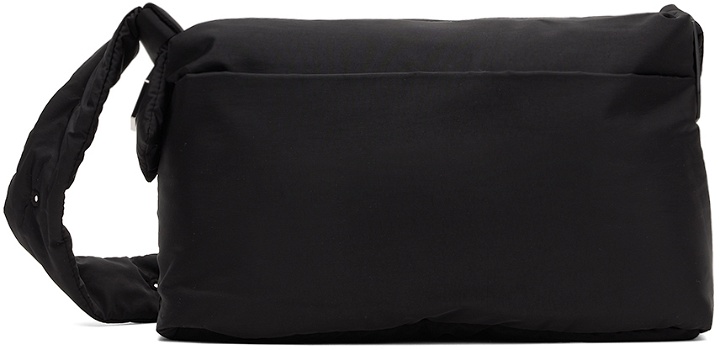 Photo: Solid Homme Black Two Pocket Pillow Messenger Bag