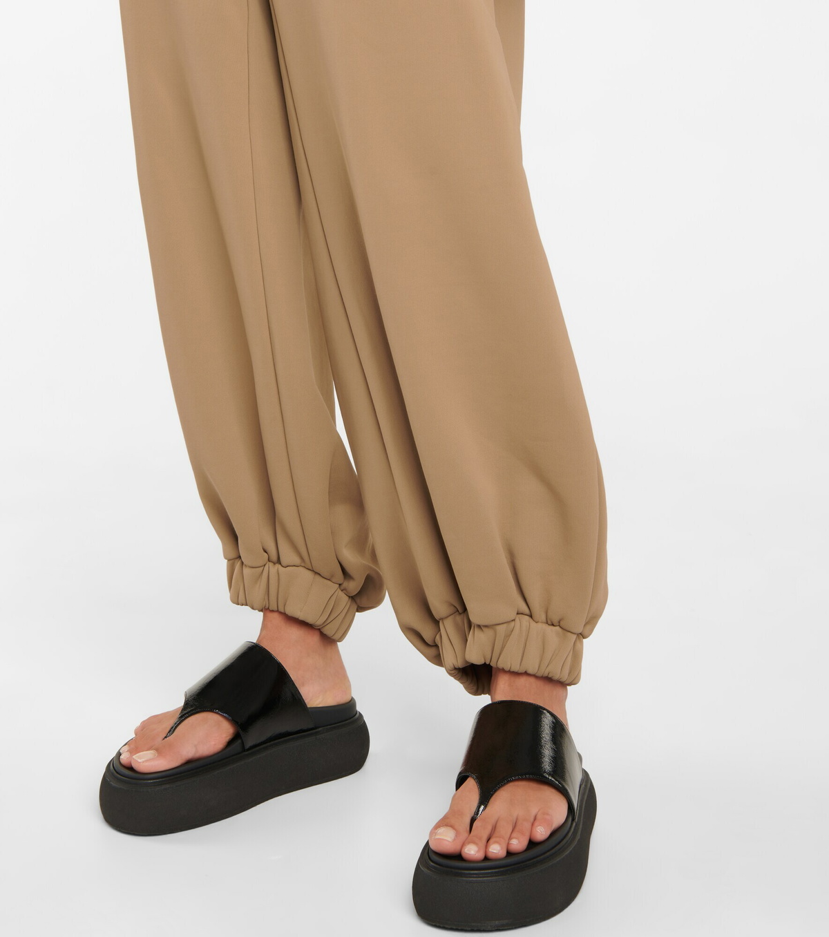 パンツ THE ATTICO Brown cotton joggers (251WCP00260JJF007AA 204) The Attico Long Pants | Shopbop