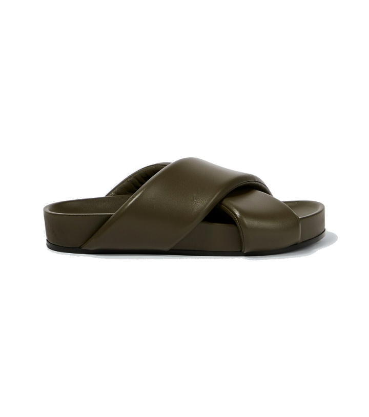 Photo: Jil Sander - Padded leather sandals