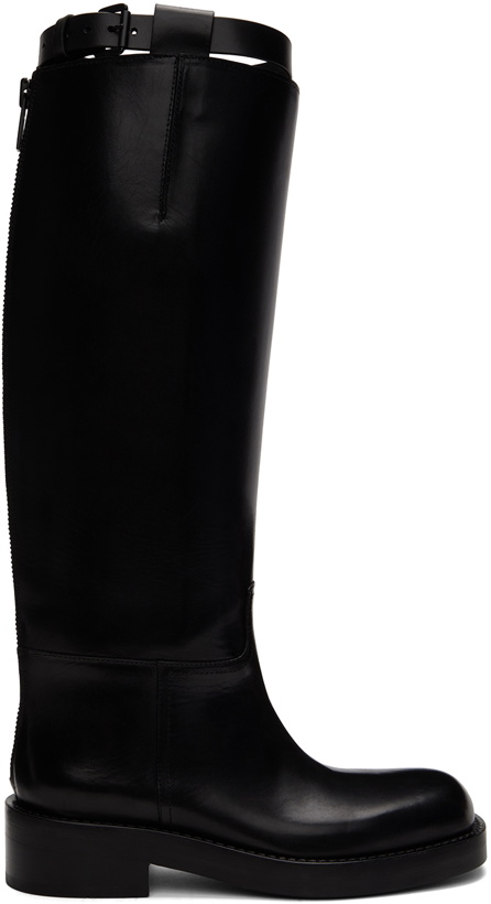 Photo: Ann Demeulemeester Black Stan Riding Boots