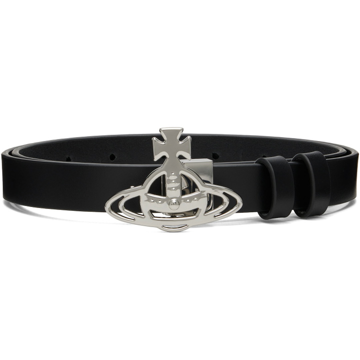Photo: Vivienne Westwood Black Small Orb Buckle Belt