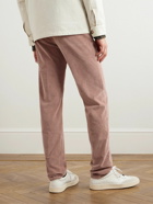 Incotex - Straight-Leg Cotton-Blend Corduory Trousers - Pink