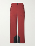 Aztech Mountain - Pyramid Straight-Leg Padded Shell Ski Pants - Burgundy