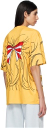 Pushbutton Yellow Crying Girl T-Shirt