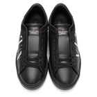 Valentino Black Valentino Garavani VLTN Open Sneakers