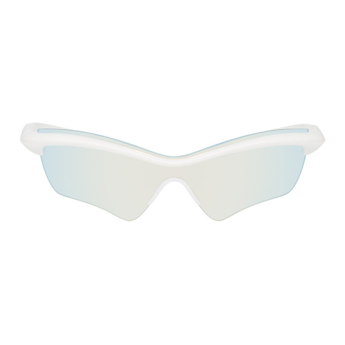 Photo: Maison Margiela White Mykita Edition MMECHO005 Sunglasses
