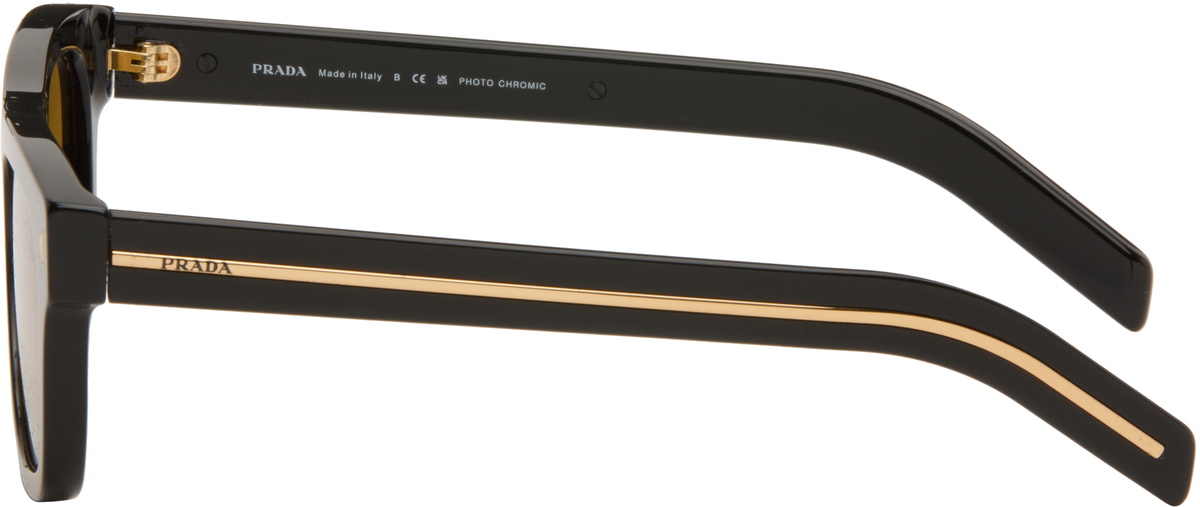 Prada Eyewear Black Rectangle Sunglasses Prada display picture 2