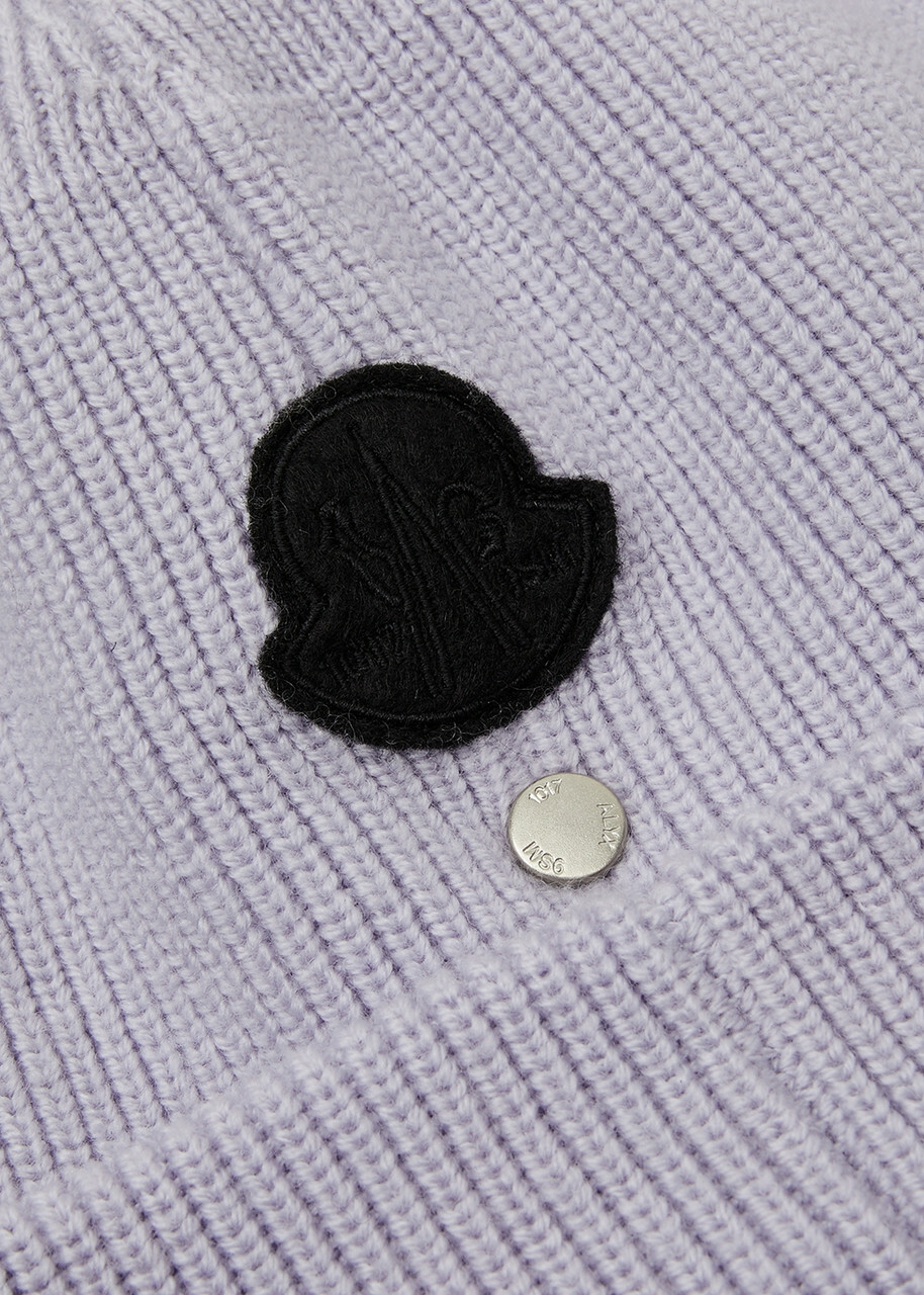 Moncler Genius 6 Moncler 1017 Ribbed Wool Beanie - Lilac