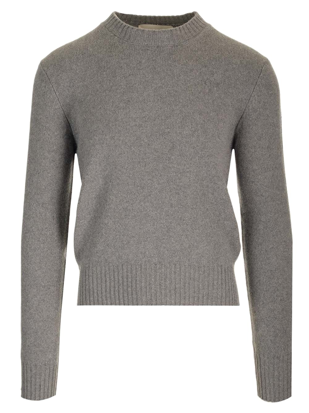 【送料&関税込】Ami Alexandre Mattiussi Wool And Cashmere Co AMI Alexandre Mattiussi Off-White Oversized Sweater AMI