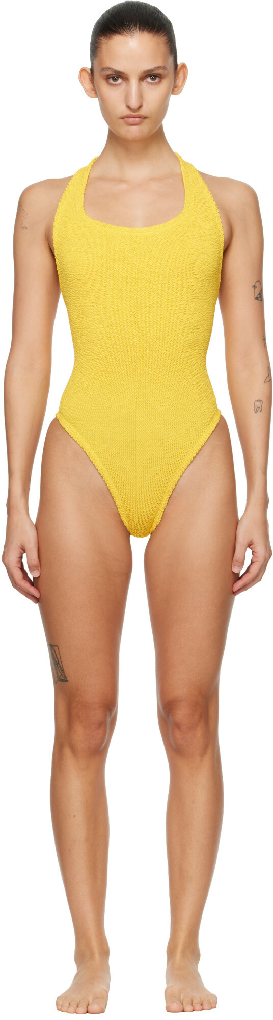 Hunza G Yellow Sandy Swimsuit