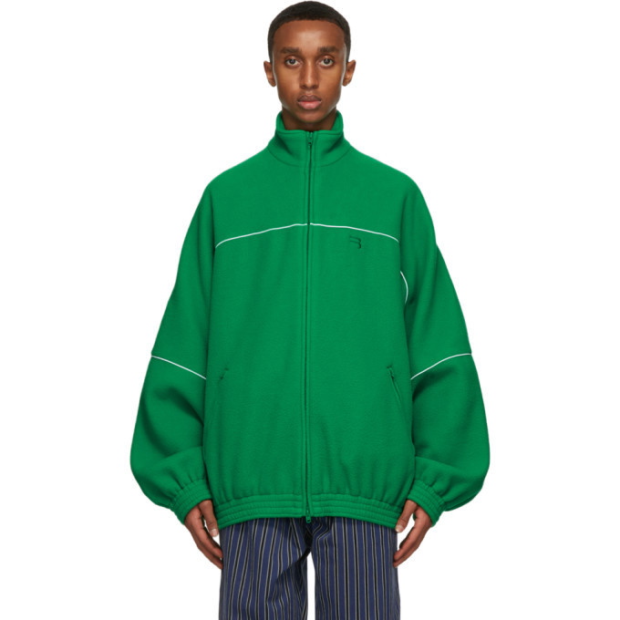 Balenciaga Green Fleece Tracksuit Jacket Balenciaga