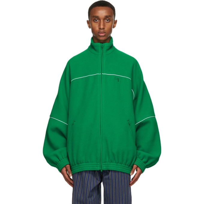 Photo: Balenciaga Green Fleece Tracksuit Jacket