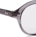 Cutler and Gross - Round-Frame Acetate Optical Glasses - Gray