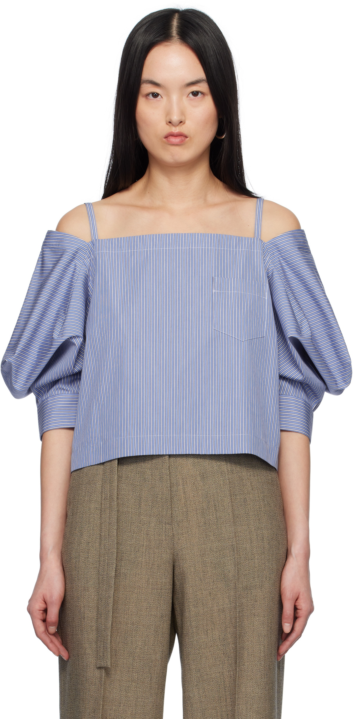 【Sacai】Cotton Poplin pullover プルオーバー Cotton Poplin Pullover | sacai Official Store サカイ