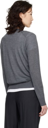 Loulou de Saison Gray Ditto Fluid Sweater