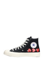 Comme des Garçons Play Chuck 70 Cdg High Sneakers In Black Cotton