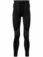 Reebok LTD Black Baselayer Mesh Jacquard Leggings