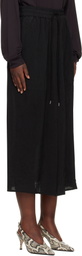 Studio Nicholson Black Oates Midi Skirt