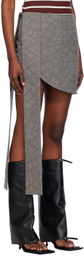 FIDAN NOVRUZOVA Gray Colleen Miniskirt