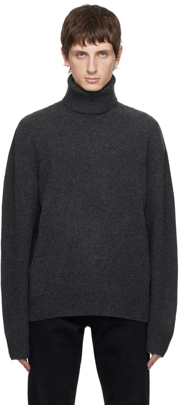 Photo: A.P.C. Gray Marc Turtleneck