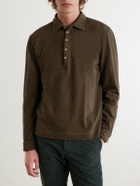 Massimo Alba - Raya Cotton and Cashmere-Blend Polo Shirt - Brown