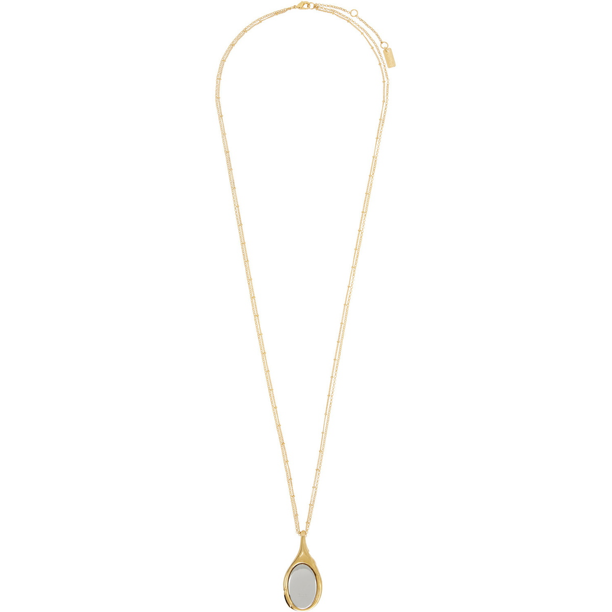 Chloé Mirrored Pendant Necklace