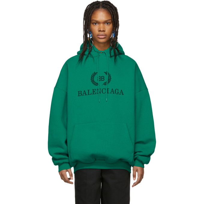 Photo: Balenciaga Green BB Hoodie