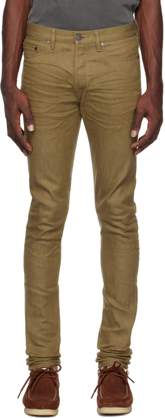 Photo: John Elliott Khaki 'The Cast 2' Jeans