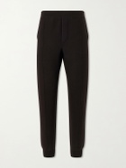 TOM FORD - Tapered Wool-Jersey Sweatpants - Brown