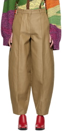 Stella McCartney Khaki Tapered Trousers